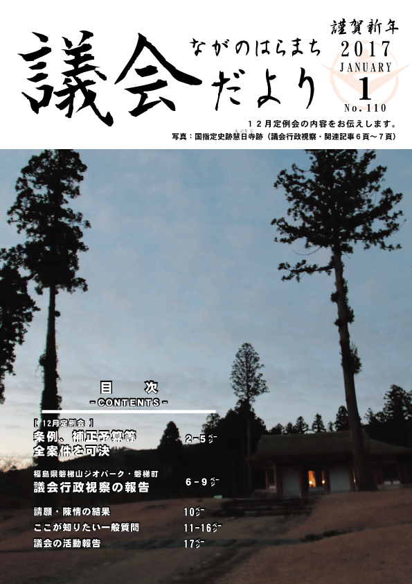 平成29年1月発行 (12月定例)
