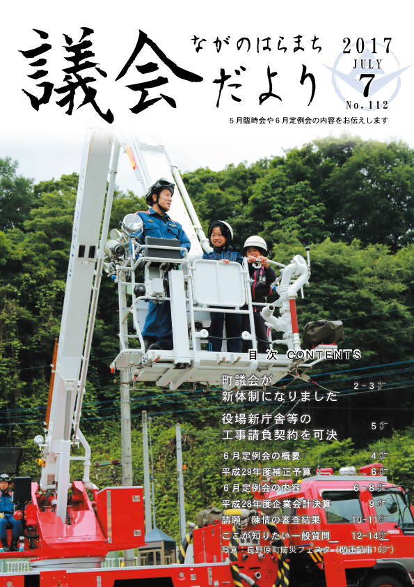 平成29年7月発行 (5月臨時・6月定例)