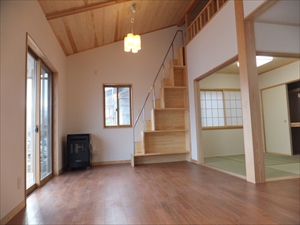 「クラインガルテンやんば」の宿泊棟（専念型）の室内写真