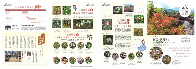 平成30年5月号　初夏の浅間園で高山植物ウォッチング
